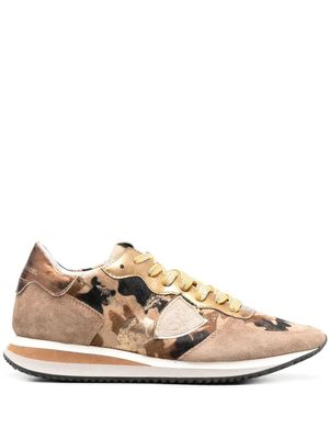 Philippe Model Paris baskets TRPX en daim - Tons neutres