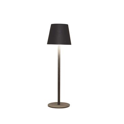 LED Tafellamp metaal mat zwart 9x27,5cm