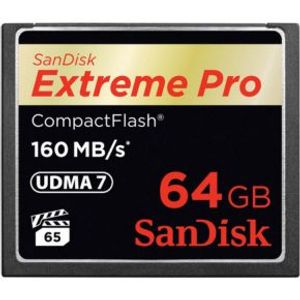 SanDisk Extreme PRO 64GB CompactFlash Geheugenkaart