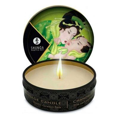 Massagekaars Shunga Exotic Green Tea Groene Thee 30 ml