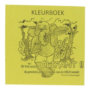 Kleurboek "Ik ben mijnheer olifant"