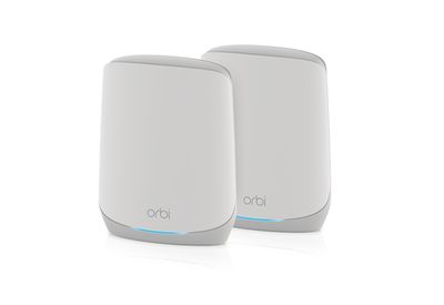 NETGEAR Orbi RBK762S Tri-band (2.4 GHz / 5 GHz / 5 GHz) Wi-Fi 6 (802.11ax) Wit 5 Intern NETGEAR Orbi RBK762S Tri-band (2.4 GHz / 5 GHz / 5 GHz) Wi-Fi 6 (802.11ax) Wit 5 Intern