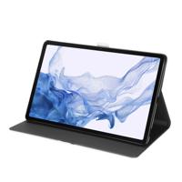 Samsung Galaxy Tab S7 FE | S7+ | S8+ Tablet | Book Cover | Donker Hout