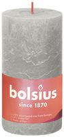 Bolsius shine rustiekkaars 130/68 sandy grey