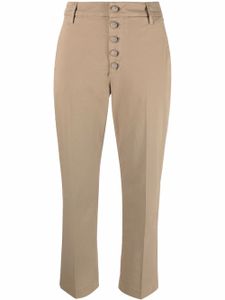 DONDUP pantalon droit à boutonnière - Tons neutres