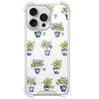 iPhone 15 Pro Max shockproof hoesje - Lemon trees