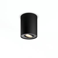 Philips Hue Pillar 1-Spot opbouwspot White Ambiance Zwart - thumbnail