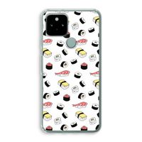 Sushi time: Google Pixel 5 Transparant Hoesje
