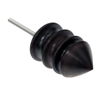 Leer gereedschap rand elektrisch polijsten Slicker platte puntige kop sandelhout leder ambachtelijke DIY tools Tip Burnisher (L)