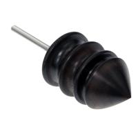 Leer gereedschap rand elektrisch polijsten Slicker platte puntige kop sandelhout leder ambachtelijke DIY tools Tip Burnisher (L)