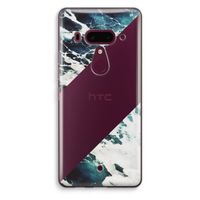 Golven: HTC U12+ Transparant Hoesje Golven: HTC U12+ Transparant Hoesje