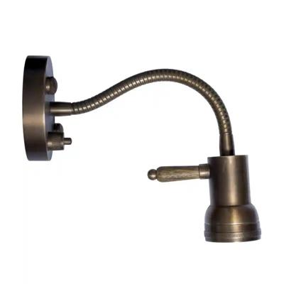 Muurlamp Twister Antiek Messing