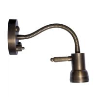 Muurlamp Twister Antiek Messing