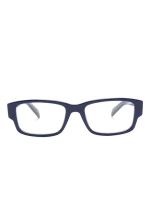 Prada Eyewear lunettes de vue à monture carrée - Bleu