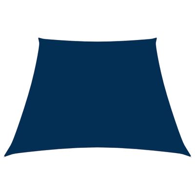 VidaXL Zonnezeil trapezium 3/5x4 m oxford stof blauw