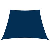 VidaXL Zonnezeil trapezium 3/5x4 m oxford stof blauw