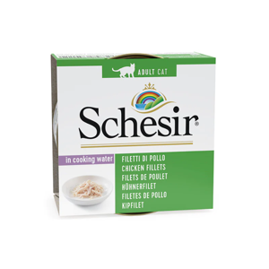 Schesir in Kookvocht Kipfilet natvoer kat 85gr