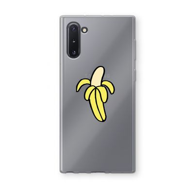 Banana: Samsung Galaxy Note 10 Transparant Hoesje