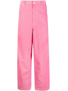 AMBUSH pantalon ample à empiècements contrastants - Rose