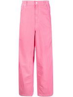 AMBUSH pantalon ample à empiècements contrastants - Rose