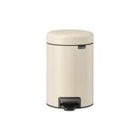 Brabantia NewIcon Pedaalemmer - 3 liter - kunststof binnenemmer - soft beige 149887