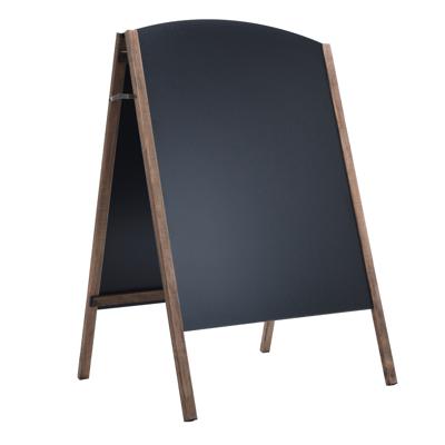 Schoolbord A-frame Dubbelzijdig Krijtbord Bord Reclamebord Reclame Weergavebord 65 x 60 x 97cm