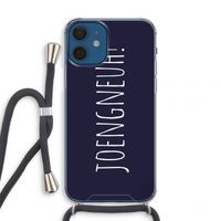 Joengneuh!: iPhone 12 mini Transparant Hoesje met koord