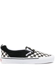 Vans baskets Knu Slip à carreaux - Noir