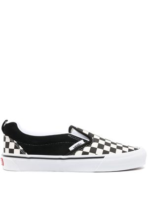 Vans baskets Knu Slip à carreaux - Noir