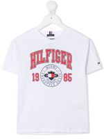 Tommy Hilfiger Junior t-shirt à logo imprimé - Blanc