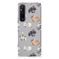 TPU Hoesje voor Sony Xperia 1 V Konijntjes