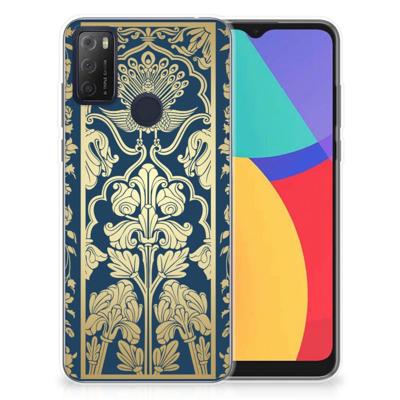 Alcatel 1S (2021) | TPU Case | Beige Flowers