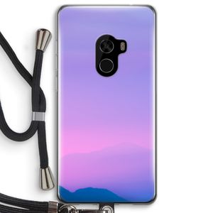 Sunset pastel: Xiaomi Mi Mix 2 Transparant Hoesje met koord