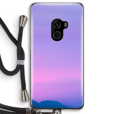 Sunset pastel: Xiaomi Mi Mix 2 Transparant Hoesje met koord