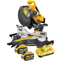 DeWalt DCS781X2-QW 54V XR FLEXVOLT Afkort-/verstekzaag | 305mm | 2x 9.0Ah accu + snellader - DCS781X2-QW