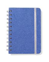 051 Notitieboek A6 Gelinieerd Glitter (blauw)
