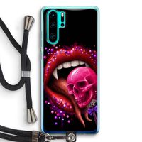 Dodelijk zoet: Huawei P30 Pro Transparant Hoesje met koord