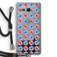 Klaproosjes: Sony Xperia XZ2 Compact Transparant Hoesje met koord