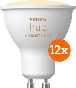 Philips Hue White Ambiance GU10 12-pack