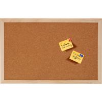 Prikbord - 30 x 45 cm - kurk - memobord - houten frame