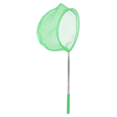 Telescopisch visnet/schepnet - groen - metaal - 38 tot 86 cm - uitschuifbaar