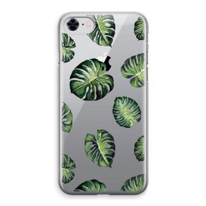 Tropische bladeren: iPhone 8 Transparant Hoesje