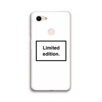 Limited edition: Google Pixel 3 XL Transparant Hoesje