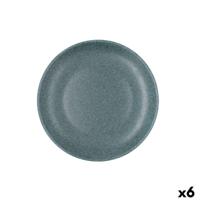 Dessertbord Bidasoa Element Hydrozero Blauw Keramisch Ø 21 cm (6 Stuks)
