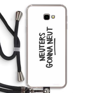 Neuters: Samsung Galaxy J4 Plus Transparant Hoesje met koord