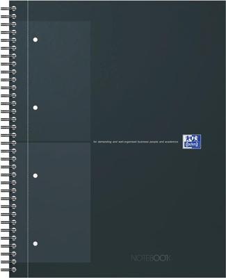 Oxford INTERNATIONAL Notebook Actie 30 jaar, 160 bladzijden, ft A4+, geruit 5 mm, zwart