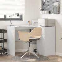 Hoekbureau met lade 2 pcs Wit 102 x 50 x 75 cm Bewerkt hout