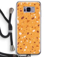 Terrazzo N°24: Samsung Galaxy S8 Plus Transparant Hoesje met koord