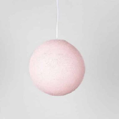 Cotton Ball Hanglamp Licht Roze (Large)
