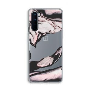 Roze stroom: OnePlus Nord Transparant Hoesje